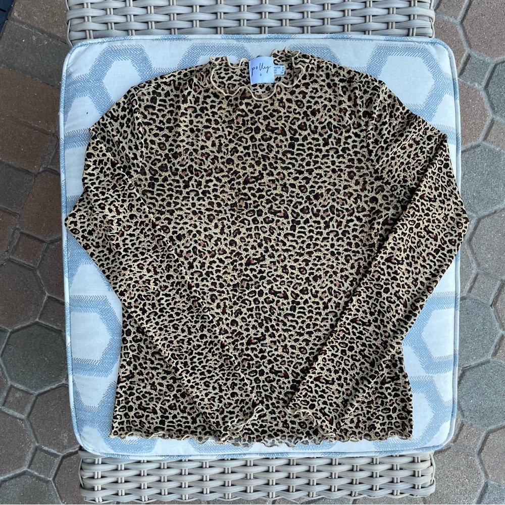 Princess Polly Ester leopard print top